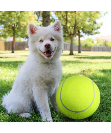 LUOEM Large Tennis Ball for Pets - 9.5 Inch Outdoor Sports Ball for Dogs | Durable & Fun Playtime - Buy Online on GoSupps.com