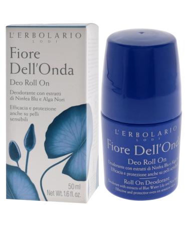 LErbolario Roll-On Deodorant Fiore Dell'Onda 1.7 oz - Roll-on Deodorant - Floral Scent - Natural Ingredients - For All Skin Types - Cruelty-Free - Buy Online on GoSupps.com