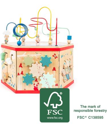 Small Foot Motor Cubes XL MOVE IT | FSC 100% Wood | 7 Motor Play Areas | Multi-Color | 11051 - Shop Now! - Buy Online on GoSupps.com