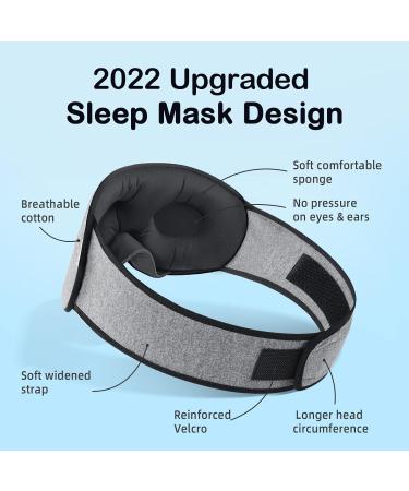 INNELO Cotton Sleep Eye Mask | Ultra Soft & Breathable | Adjustable Strap | Comfortable for Men, Women, Kids | Travel, Nap, Shift Work - Buy Online on GoSupps.com