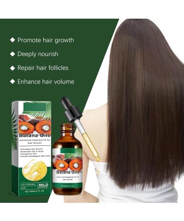 Batana Oil for Hair Growth Natural Batana Oil for Healthier Thicker Fuller Hair Promote Hair Regrowth Organic Batana Oil for Men & Women Leaves Your Hair Smoother Oil - Buy Online on GoSupps.com