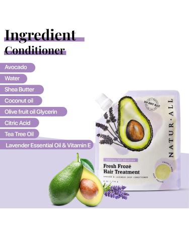 NaturAll Dry Ice Cream Deep Conditioning Hair Mask - Lavender & Tea Tree Treatment - Buy Online on GoSupps.com