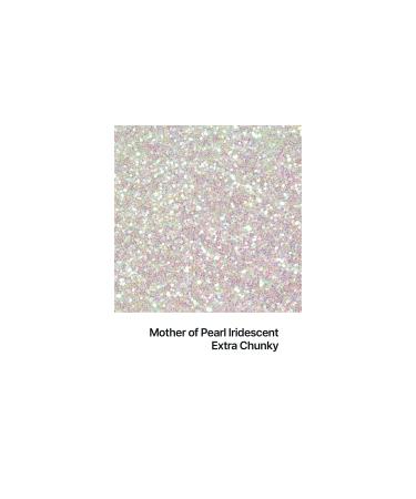Mother of Pearl Iridescent Biodegradable Glitter 100g - Eco Friendly, Vegan & Cosmetic Safe for Face, Body, Hair, Nails - Extra Chunky - Buy Online on GoSupps.com
