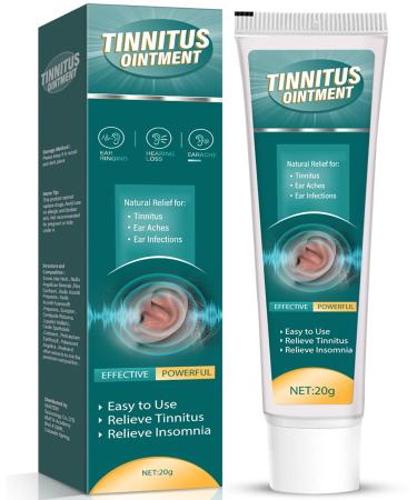 Tinnitus Relief for Ringing Ears Natural Herbal Tinnitus Relief Cream for Hearing Loss Soothing Treatment Improves Hearing and Relieves Discomfort Easy to Use