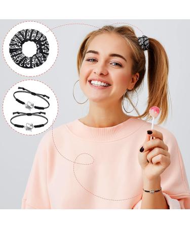 20 Pcs Cheerleader Bracelet & Scrunchies Set - Cheerleader Gifts for Cheer Team & Birthday Party - Buy Online on GoSupps.com