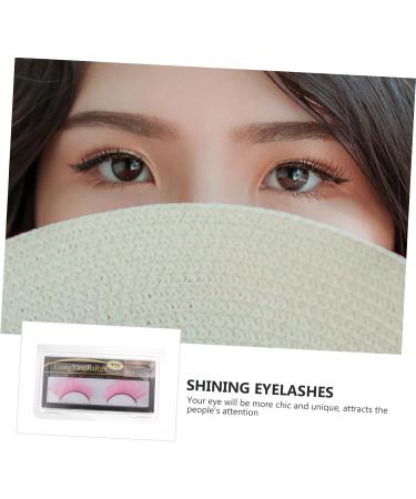 FRCOLOR 3 Pairs Color False Eyelashe False Eyelashes Colored False Lashes Beautiful Halloween Eyelashes Grande Lash Serum Fake Colored Eyelashes Glitter Lashes Curly Accessories - Buy Online on GoSupps.com