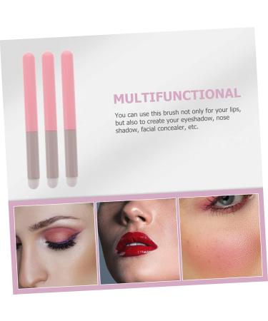 Buy 8pcs Portable Lip Brush Set - Ideal for Lipstick & Travel Makeup | Facial Makeup Brushes for Flawless Application - Buy Online on GoSupps.com