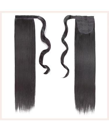 Tess Ponytail Extension - 66 cm Dark Brown Braid Hairpiece | 100g Smooth Horseshaft Hair Extension - Buy Online on GoSupps.com