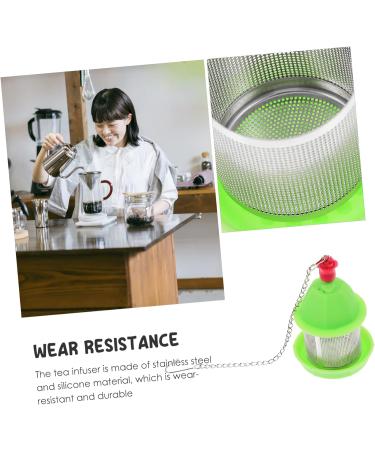 ABOOFAN 4pcs Tea Strainers for Loose Tea Creative Tea Strainer Tea Making Gadget Creative Tea Infuser Silicone Reusable Tea Infuser Spices Balls Strainer Cute Silica Gel Diffuser 9x5cmx4pcs Assorted Colorx4pcs - Buy Online on GoSupps.com
