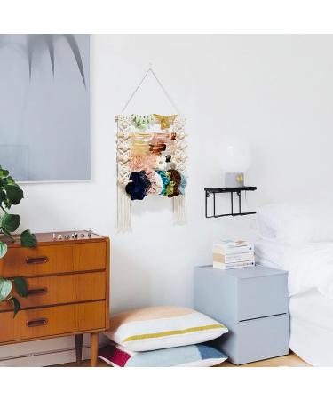 HUHYNN Macrame Claw Clip Organizer - Hair Claws Holder & Display Stand for Women & Girls - Beige - Buy Online on GoSupps.com