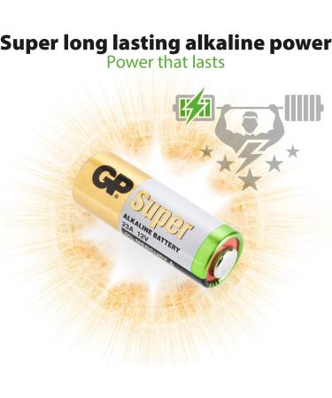 Gp Batteries 23ae-c5 High Voltage Super Alkaline Battery (strip Of Five) - Buy Online on GoSupps.com