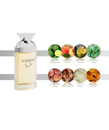 ICEBERG Twice Woman - Floral Aquatic Fragrance For The Modern Woman - Fresh And Bright Feminine EDT Spray Perfume For Women - Invigorating Notes Of Freesia Cyclamen Amber Sandalwood - 3.3 Oz - Buy Online on GoSupps.com
