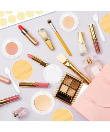 Buy Piwosgol 8-Piece Glass Jars Set - 30ml & 50ml Empty Cans for Cosmetics Creams & Lip Balms - Wooden Lid Clear Matted Pots - International Shipping Available - Buy Online on GoSupps.com