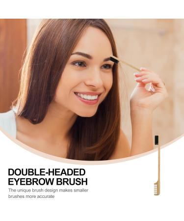 Shop Bamboo Wooden Eyebrow Brush & Eyelash Comb - Eco-Friendly Makeup Tools for Perfect Brows & Lashes - Buy Online on GoSupps.com