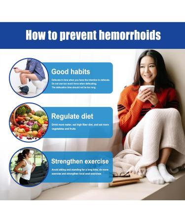 Herbal Hemorrhoid Relief Capsules - Natural Strength Formula (3 pcs) - Buy Online on GoSupps.com