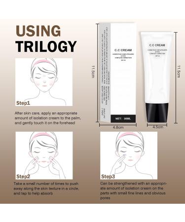 CC Cream SPF 50 Foundation for Mature Skin | Moisturizing Primer & Sunscreen | Color Correcting Tinted Moisturizer for Face | Concealer & Brightening | 1.05 oz (2pcs) - Buy Online on GoSupps.com