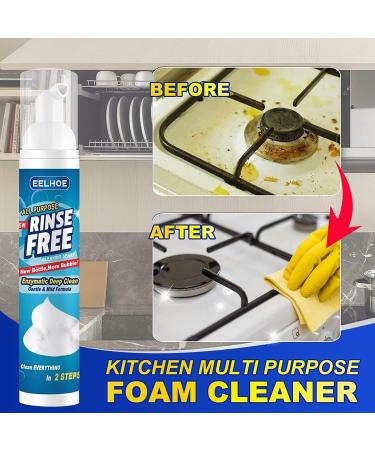 Rinse Free Bubble Cleaner Powerful Rinse-free Bubble Cleaner All Purpose Rinse Free Cleaning Spray Powerful Stain Removal Kit for Bathroom Car House (2PCS) - Buy Online on GoSupps.com