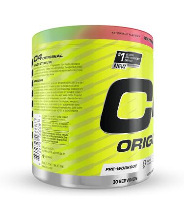Cellucor C4 Original Pre Workout Powder Sugar Free for Men & Women 200mg Caffeine + CarnoSyn Beta-Alanine + Creatine + AI Peptides - Watermelon, 30 Servings Watermelon 9.4 Ounce (Pack of 1) - Buy Online on GoSupps.com