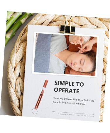 Ipetboom Ear Wax Cleaning Supplies Aluminum Alloy Portable Ear Digging Set Cleaning Tools for Family Friends - Buy Online on GoSupps.com