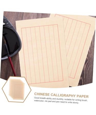 STOBOK 50 sheets Japan Art Paper Zhi Calligraphy Japanese Sumi Stationery Rice Mat Drawing Painting - Buy Online on GoSupps.com