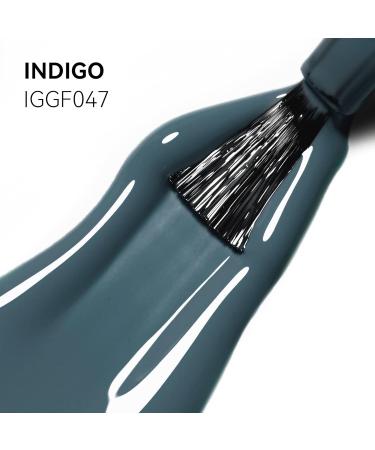 MEGIOR Peacock Blue Gel Nail Polish 15ml Indigo Gel Polish High Gloss Soak Off UV LED Nail Gel Polish for Nail Art Manicure Salon DIY Home Gift for Girls - Buy Online on GoSupps.com