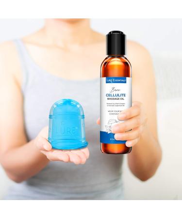 Hydrating Cellulite Body Massage Oil - 6 fl oz | Stretch Mark Oil | BARE - International Shipping Available - Buy Online on GoSupps.com