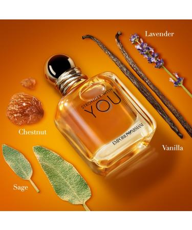 Armani Beauty - Stronger With You - Eau de Toilette - Cologne for Men - Warm Spicy Fragrance - Chestnut Lavender Tender Sage Vanilla Notes 5.1 Fl Oz (Pack of 1) - Buy Online on GoSupps.com