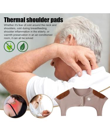FACYNDE Warm Shoulder Wrap for Women | Comfortable Neck Wrap for Breastfeeding | Thicker Collarless Design | Safe & Cozy in Air-Conditioned Rooms - Red-Brown - Buy Online on GoSupps.com