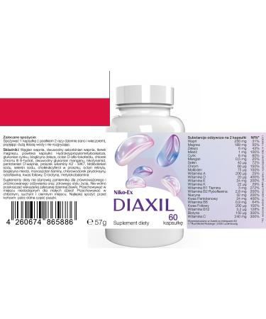  Niko-Ex Diaxil - 60 capsules - Buy Online on GoSupps.com