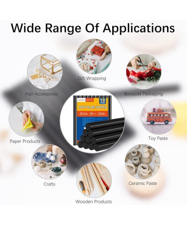 REIDEA Mini Glue Gun Sticks 25CT - L5.9 x D.28 Black - Hot Glue Gun Accessories - Buy Online on GoSupps.com