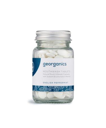 Georganics - Natural Bio -mouth -flushing tablets - tooth cleaning tablets for fresh breath with soda and menthol - vegan without SLS animal experiments and fluoride - English peppermint - 180 tablets English peppermint 180 tablets - Buy Online on GoSupps.com