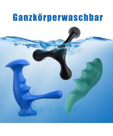 3-Piece Thumb Trigger Point Massage Tool - Deep Tissue Relief for Stress & Tension - Expert Handicraft Therapy - Buy Online on GoSupps.com