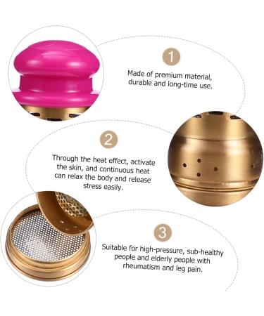 Lurrose Moxibustion Box Set - Copper Moxa Container & Stick Holder | MOXIBUSTION Bundle 9x6.5cm | International Shipping Available - Buy Online on GoSupps.com