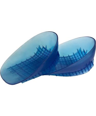 KidSole Full Coverage Shock Absorbing Heel Cups for Kids with Sensitive Heels, Spurs & Plantar Fasciitis - Deep Heel with Raised Sides (Blue, Sizes 2-7) - Buy Online on GoSupps.com