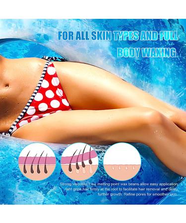 KeShi Waxing Kit: Painless Hair Removal with Wax Warmer & Hard Wax Beans - Full Body Bikini Brazilian Wax for Women & Men - Buy Online on GoSupps.com