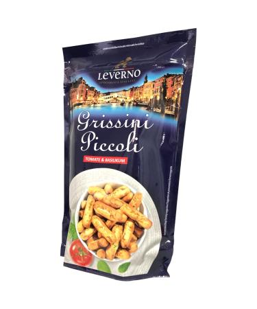 Leverno Grissini Piccoli Tomato & Basil 6-Pack - Authentic Italian Snack | International Shipping Available - Buy Online on GoSupps.com