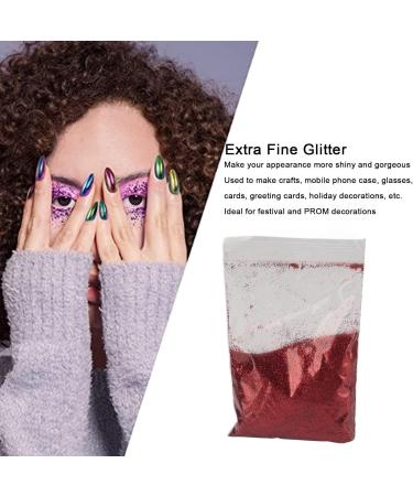  TEUOPIOE 50g Sparkly Sparkle Gorgeous Eye-Catching Sparkle Widely Used Easy Remove Glitter Craft Gift for V (Red) - Buy Online on GoSupps.com