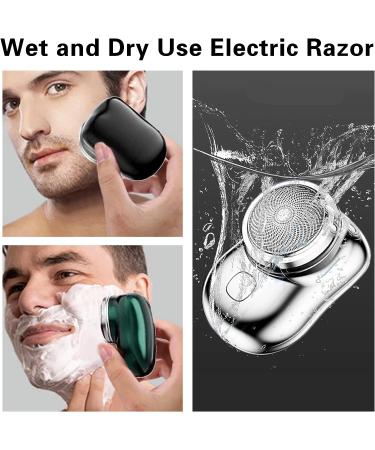 2023 Mini Electric Razor for Men | Portable Rechargeable Shaver for Home, Car & Travel (Black) - Buy Online on GoSupps.com