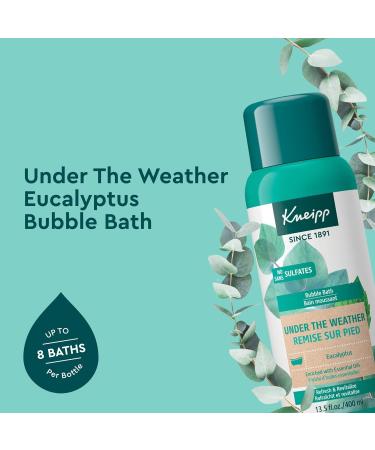 Kneipp Under The Weather Eucalyptus Aromatherapy Bubble BathGood for Respiratory Wellness - Vegan - Sulfate Free - 13.5 fl oz - Buy Online on GoSupps.com