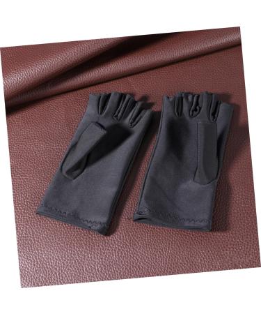 DOITOOL 5 Pair Gloves Uv Shield Glove Anti Uv Glove Manicure Glove Apparel Miss Elastic M Black - Buy Online on GoSupps.com