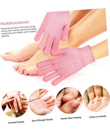FOMIYES 4 Sets Spa Moisturizing Socks Moisturizing Gloves Softening Hand Gloves Sleep Gloves Remover Socks Moisturizing Foot Socks Moisturizer Socks Hand Skin Care Gloves Cotton Gel - Buy Online on GoSupps.com