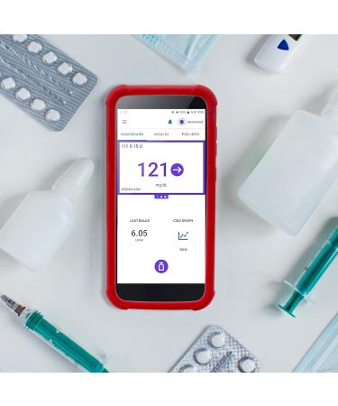 Omnipod 5 Silicone Protective Cover | Shockproof PDM Case with AirTag | Youshares Red Omnipod 5 Pod Bag Protection - Buy Online on GoSupps.com