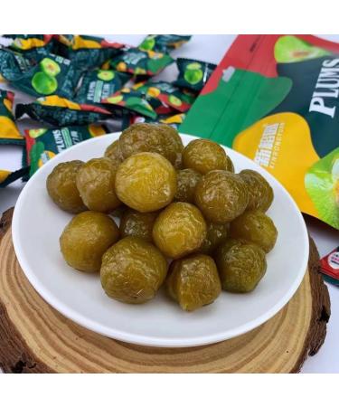 Qingkou Plum 500g (Pack of 1) Crisp Green Plum Plums Sweet Sour Refreshing Plum Sour Candied Fruit Dried Fruit - Buy Online on GoSupps.com