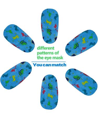 6 PCS Toddler Eye Patches | Reusable Eye Shades for Lazy Eye Treatment | Amblyopia & Strabismus | Cartoon Patterns - Buy Online on GoSupps.com