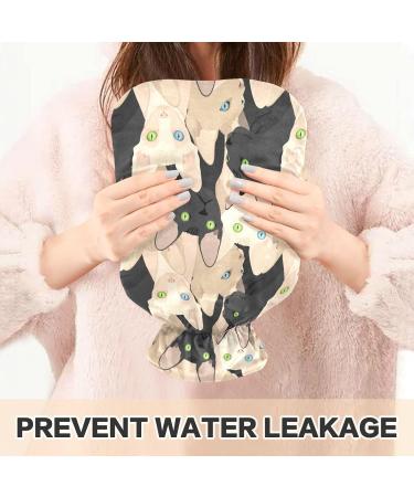Naanle 2L Cat Hot Water Bottle - Transparent Large Hot Water Bottle for Bed Hand & Foot Warmer Pain Relief Winter Warmth & Cold Therapy - Buy Online on GoSupps.com
