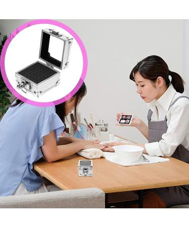 BRIODY 25 Hole Nail Drill Holder Display Aluminum Nail Polish Head Storage Box Nail Box - Buy Online on GoSupps.com