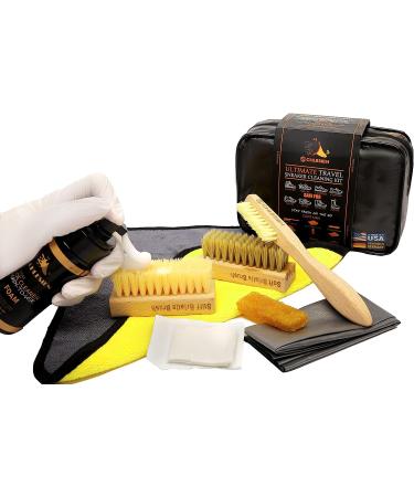 12PC Ultimate Travel Sneaker Cleaner Kit - Best Shoe Cleaning Set | White Sneaker, Nubuck & Suede Cleaner with Rubber Eraser & Brush - Perfect Travel Gift - Buy Online on GoSupps.com