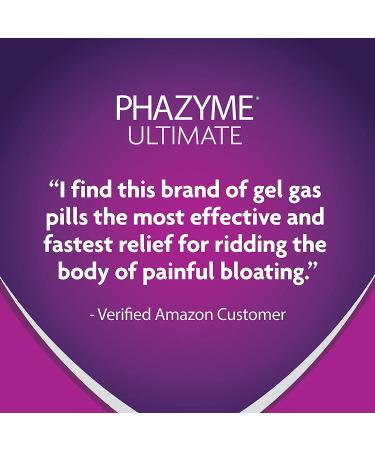 Phazyme Ultimate Gas Bloating Relief Fast Gels 500mg - 20 Count Pack - Buy Online on GoSupps.com