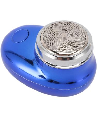 Handheld Beard Trimmer Electric Beard Trimmer Smoothing Cut USB Rechargeable Stainless Steel (Electroplated Blue) - Buy Online on GoSupps.com