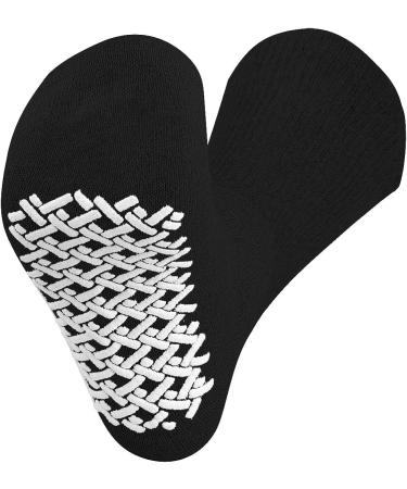 Falari Anti-Slip Grip Diabetic Socks 12-Pack Black - Size 10-13 - Buy Online on GoSupps.com